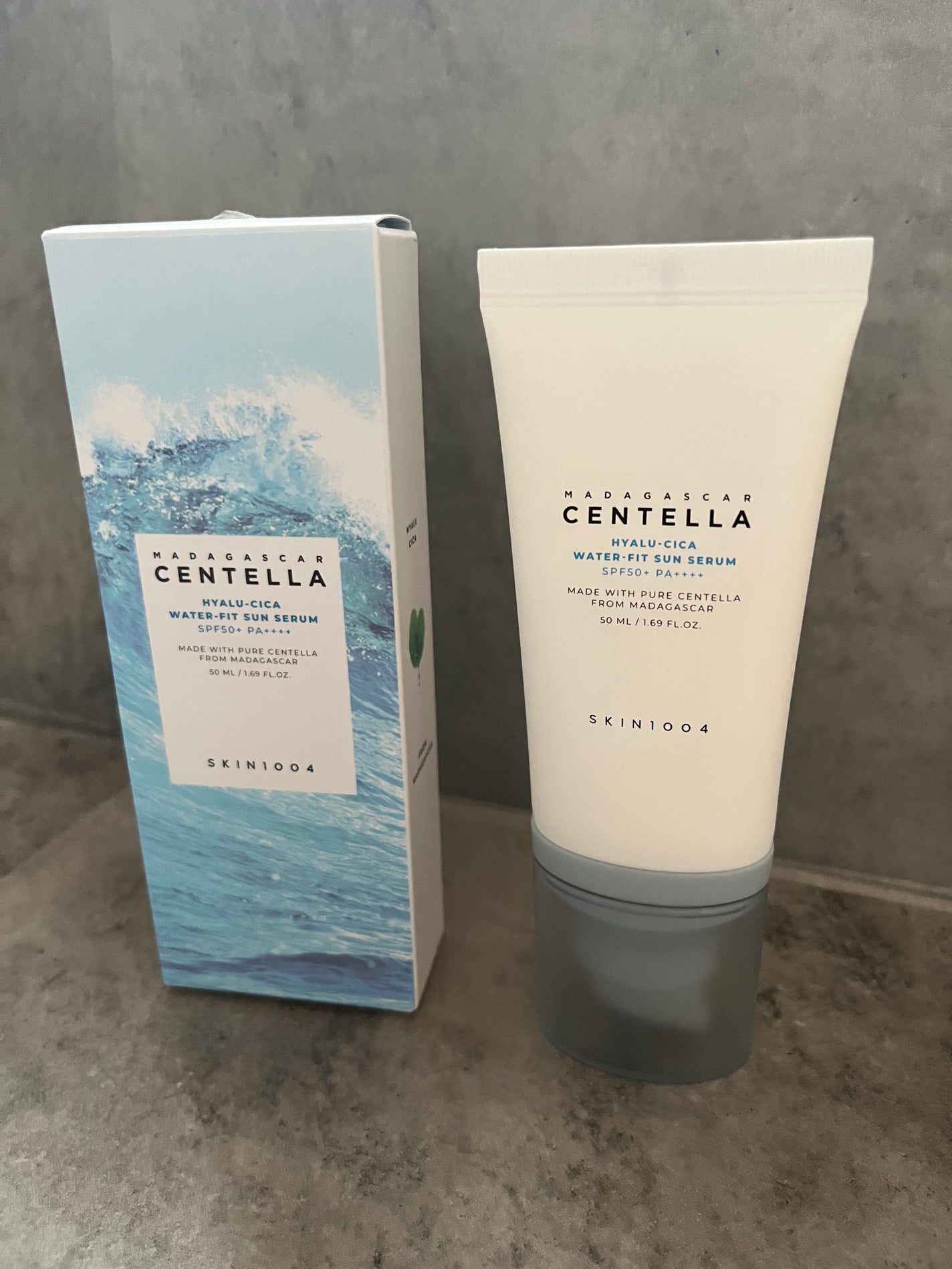 ヒアルーシカ ウォーターフィット サンセラム/SKIN1004/日焼け止めローションを使ったクチコミ(1枚目)