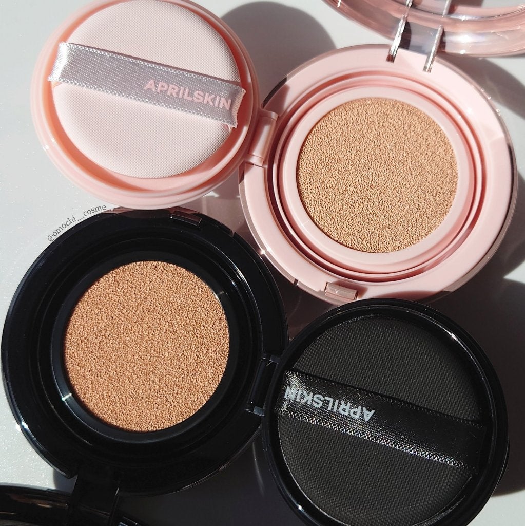 ハイパーカバーフィットクッション グラファイト/APRILSKIN/クッションファンデーションを使ったクチコミ(3枚目)