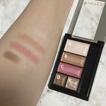 ショコラスウィート アイズ/リンメル ロンドン/アイシャドウパレットを使ったクチコミ(2枚目)