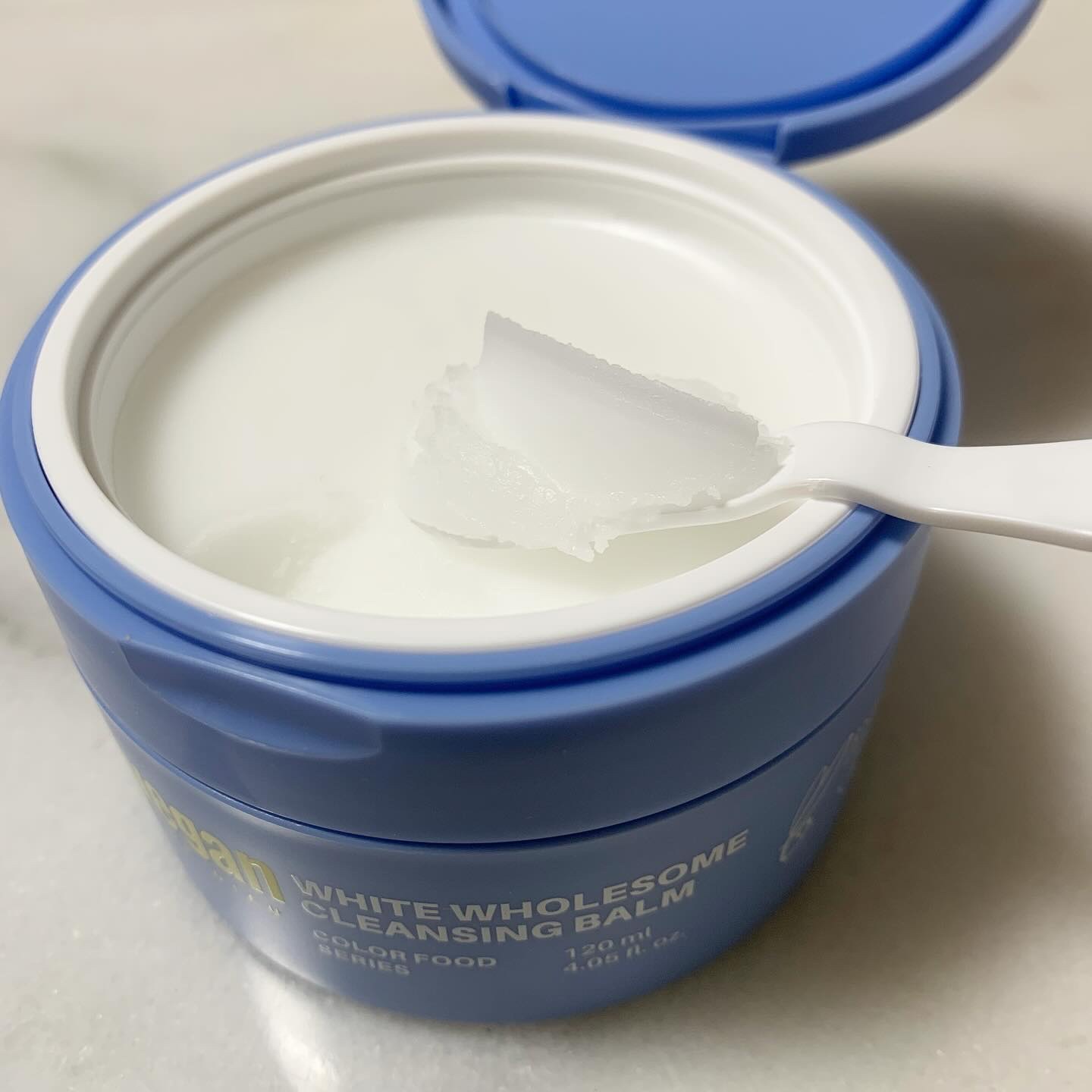 カラーフードシリーズホワイトホールサムクレンジングバーム/Tovegan/クレンジングバームを使ったクチコミ（3枚目）