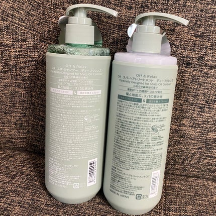 スパ・シャンプー/ヘアトリートメント ディープクレンズ/Off&Relax/市販シャンプーを使ったクチコミ(2枚目)