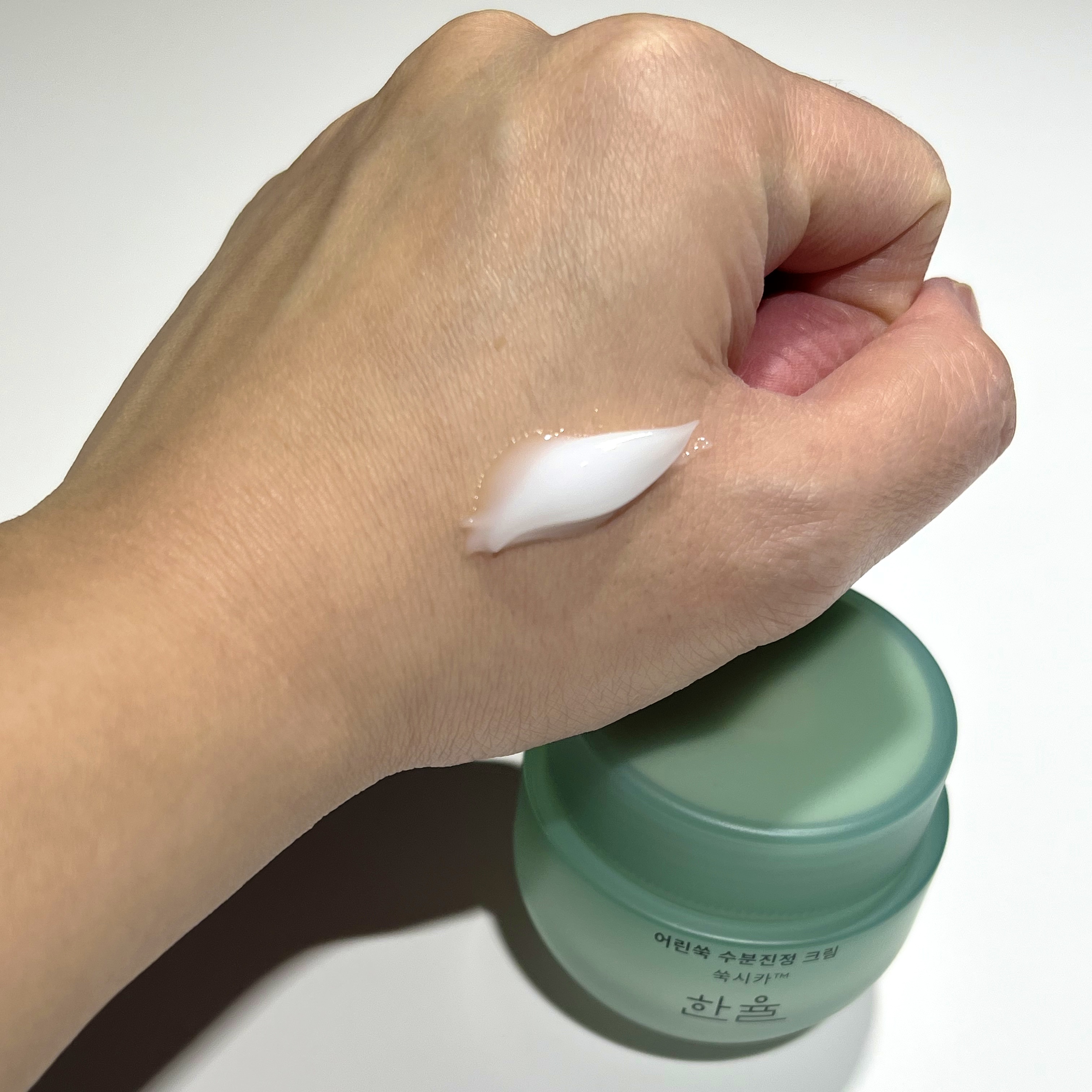 ピュアアルテミシア カーミングウォータークリーム/HANYUL(ハンユル)/フェイスクリームを使ったクチコミ（3枚目）