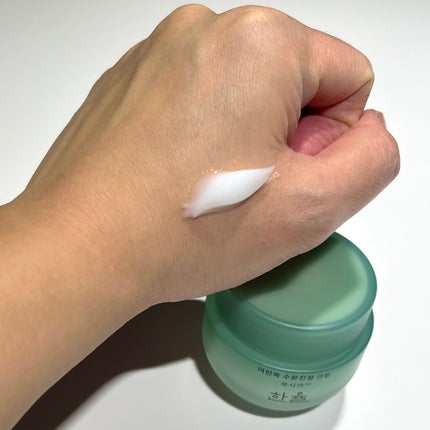 ピュアアルテミシア カーミングウォータークリーム/HANYUL(ハンユル)/フェイスクリームを使ったクチコミ(3枚目)