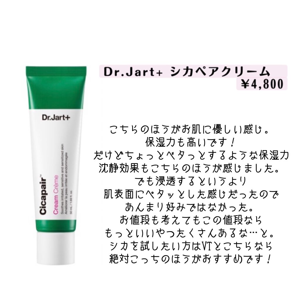 CICA クリーム/VT/フェイスクリームを使ったクチコミ（2枚目）