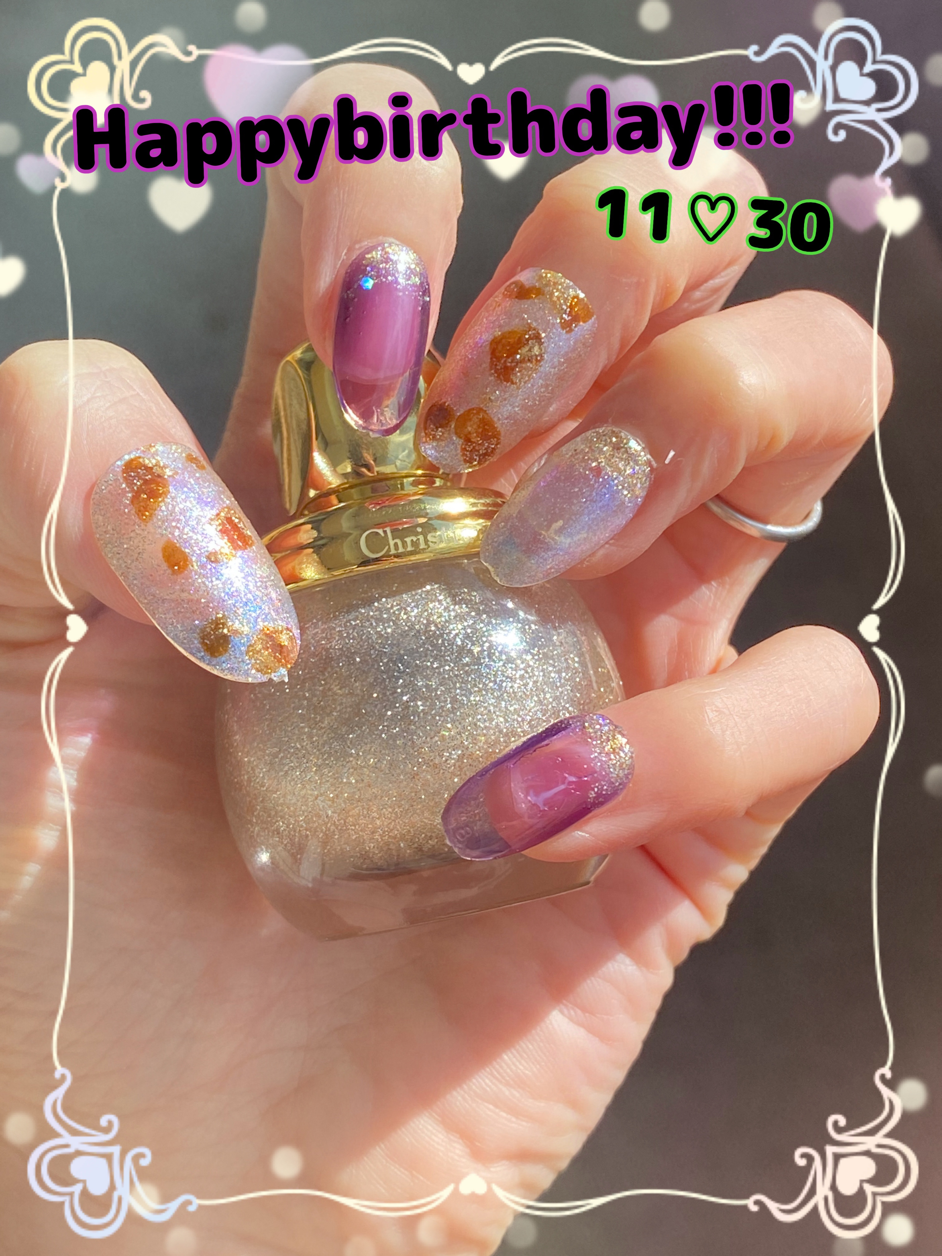 ディオリフィック グリッター トップ コート/Dior/ネイルトップコートを使ったクチコミ（1枚目）