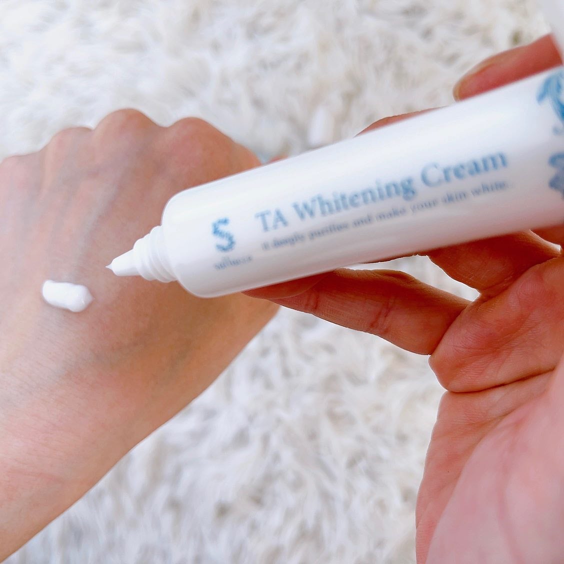 TAホワイトニングクリーム/sallacce/フェイスクリームを使ったクチコミ(3枚目)