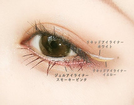 UR GLAM LIQUID EYELINER/U R GLAM/リキッドアイライナーを使ったクチコミ(5枚目)