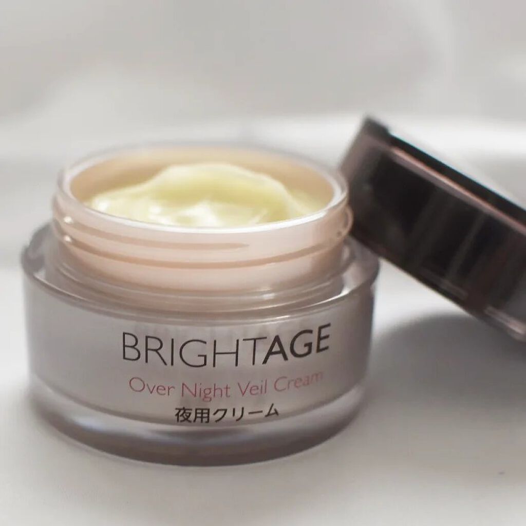 オーバーナイト ヴェールクリーム/BRIGHTAGE/フェイスクリームを使ったクチコミ（1枚目）