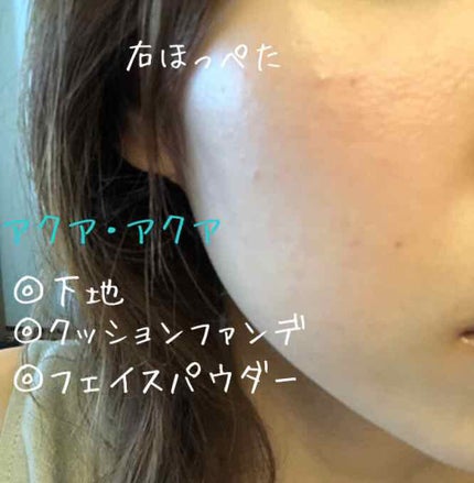 オーガニッククッションコンパクト/アクア・アクア/クッションファンデーションを使ったクチコミ(4枚目)