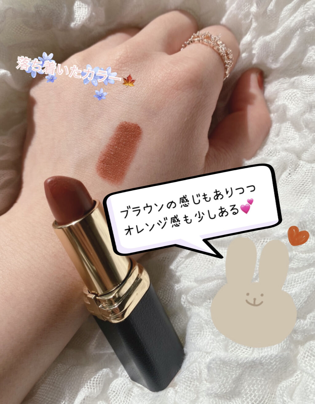 カラーリッシュモイストマットN/ロレアル パリ/口紅を使ったクチコミ（2枚目）