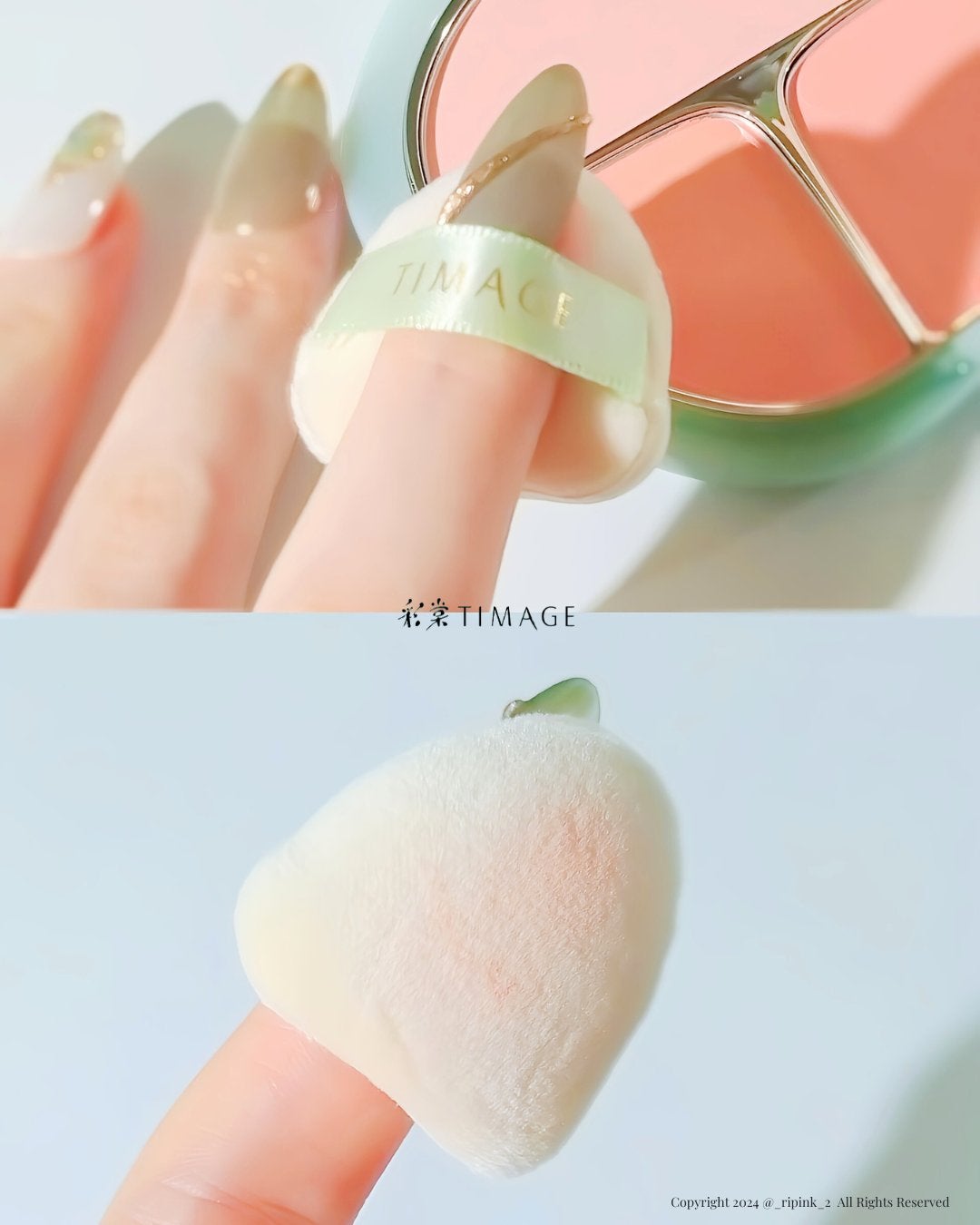 TIMAGE 3色チークパレット/TIMAGE/パウダーチークを使ったクチコミ(7枚目)