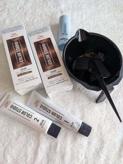 ウエラ カラースタジオ クリームタイプヘアカラー/ウエラ/ヘアカラーを使ったクチコミ(2枚目)