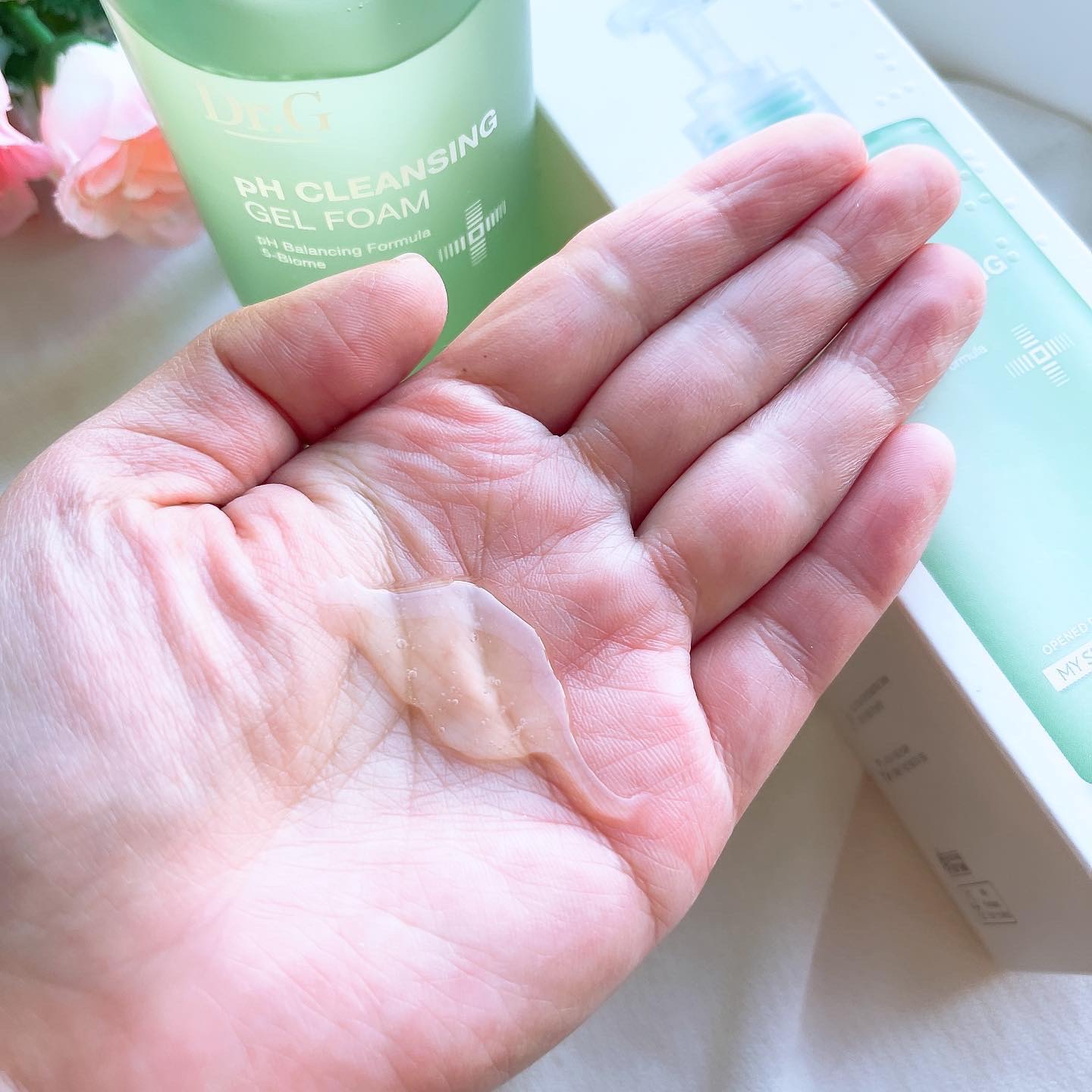 弱酸性クレンジングジェルフォーム/Dr.G/その他洗顔料を使ったクチコミ（3枚目）