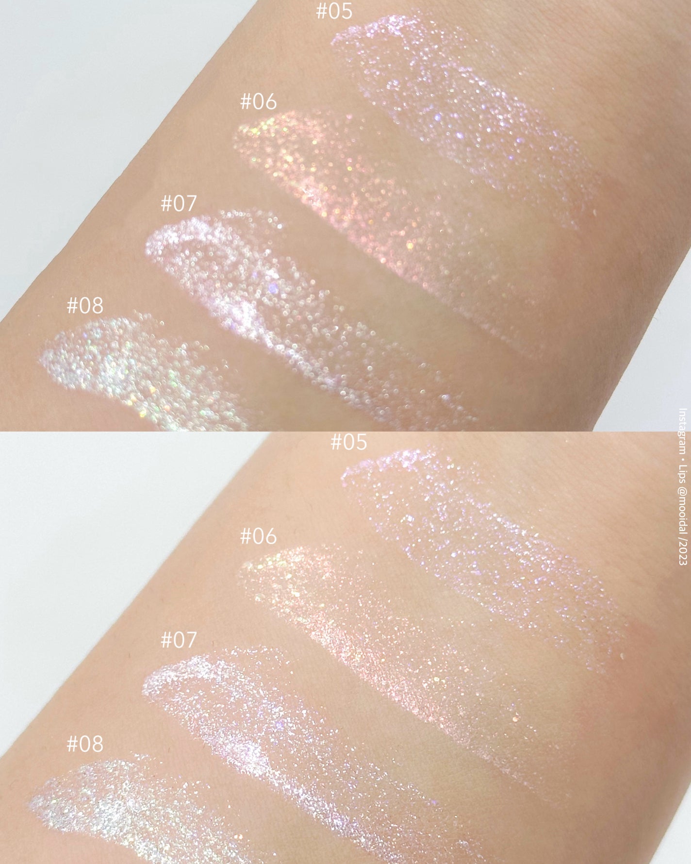 リキッド グリッター シャドウ/rom&nd/グリッターを使ったクチコミ(6枚目)