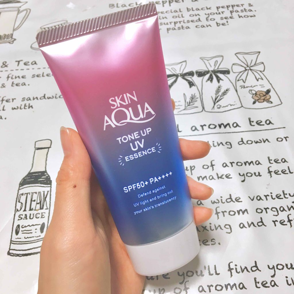 スキンアクア トーンアップUVエッセンス/スキンアクア/日焼け止めクリームを使ったクチコミ（1枚目）