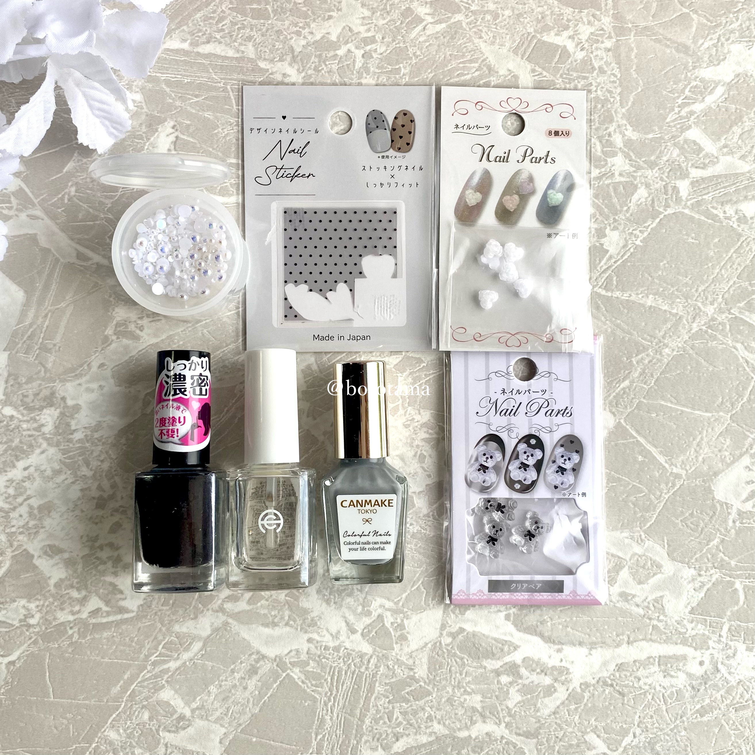 ネイルパーツ/セリア/ネイルチップ・パーツを使ったクチコミ（3枚目）