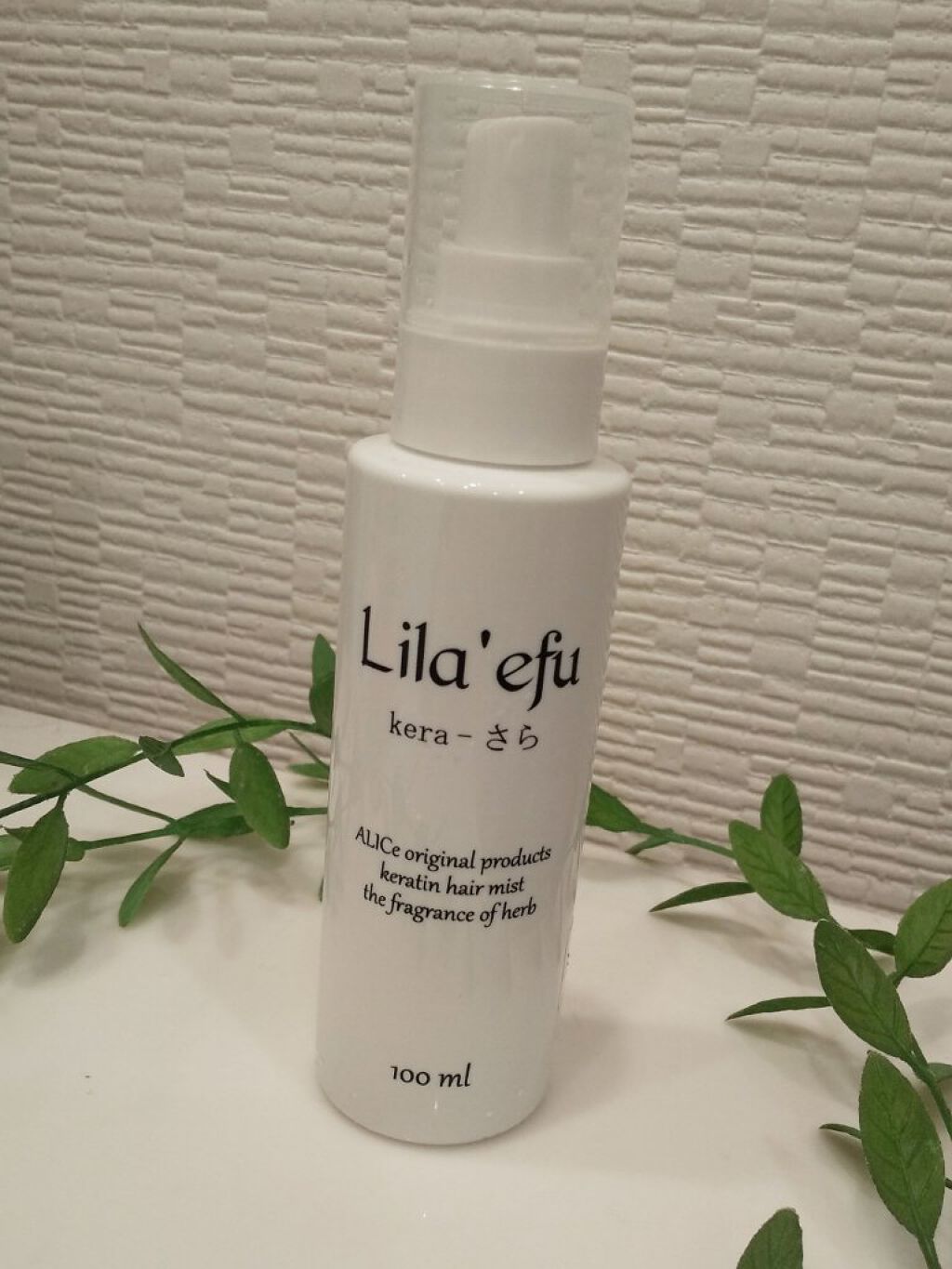 ケラさら/Lila efu/ヘアミストを使ったクチコミ（1枚目）