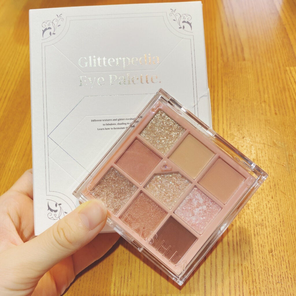 グリッターペディアアイパレット/unleashia/アイシャドウパレットを使ったクチコミ(1枚目)