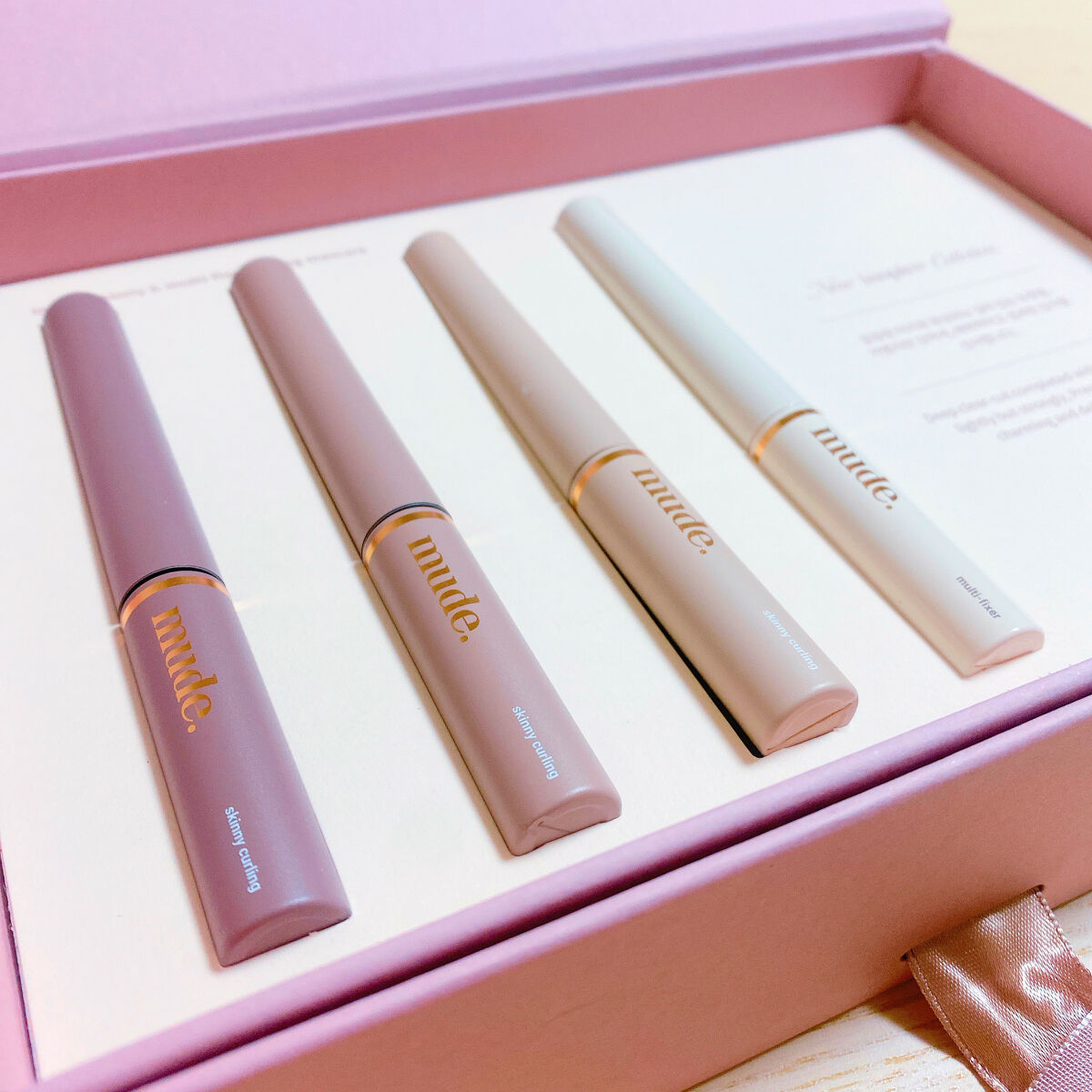 インスパイアスキニーカーリングマスカラ/mude./マスカラを使ったクチコミ（1枚目）