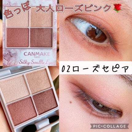 シルキースフレアイズ/キャンメイク/アイシャドウパレットを使ったクチコミ(1枚目)