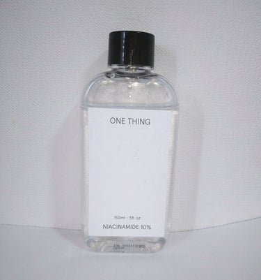 ONE THING ナイアシンアミド化粧水のクチコミ「【ONE THING　ナイアシンアミド化粧水/ NIACINAMIDE 10%】

ワンシング.....」（2枚目）