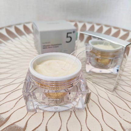 5番 白玉グルタチオンCメラゼロクリーム/numbuzin/フェイスクリームを使ったクチコミ(1枚目)