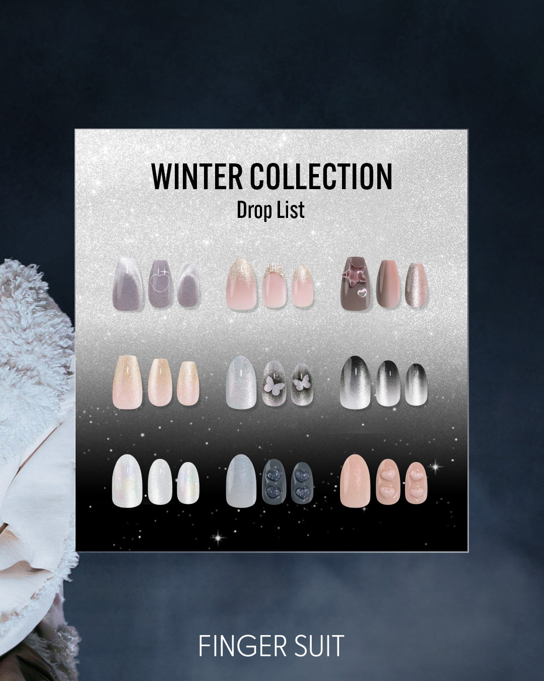 ネイルチップ(シールタイプ)/FINGER SUIT/ネイルチップ・パーツを使ったクチコミ（1枚目）