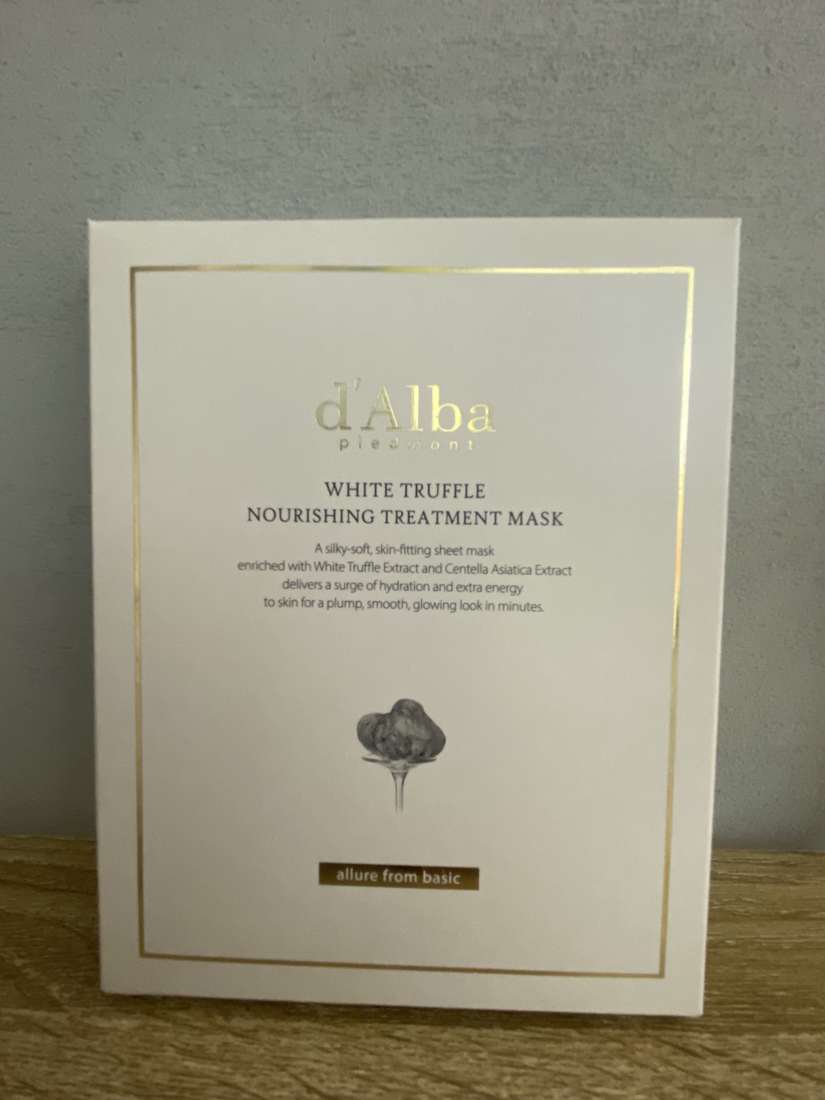 ホワイトトリュフナリシングトリートメントマスク/ダルバ/シートマスク・パックを使ったクチコミ（3枚目）