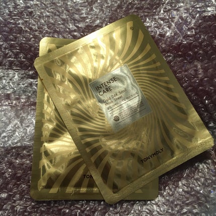 インテンスケア ゴールド 24K スネイル ハイドロゲル マスク/TONYMOLY/その他スキンケアを使ったクチコミ(1枚目)