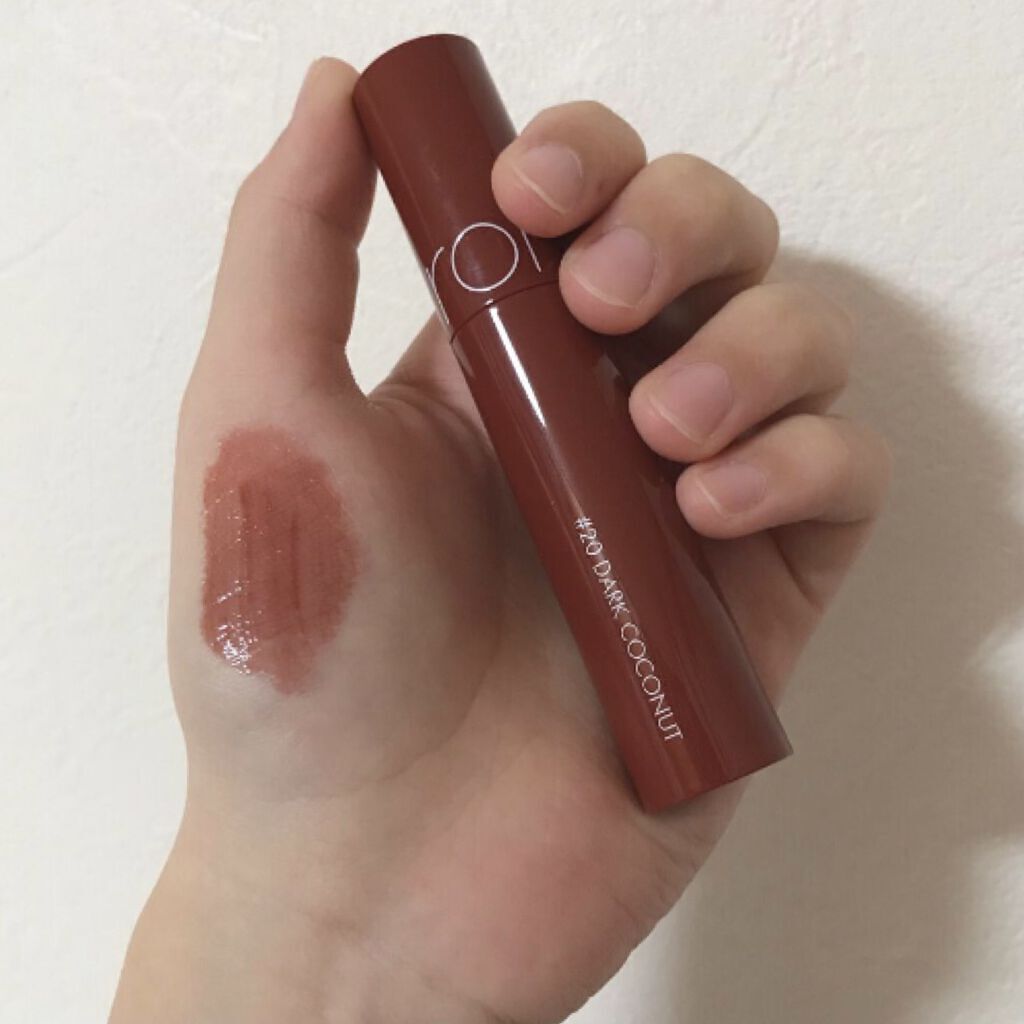 ジューシーラスティングティント/rom&nd/リップティントを使ったクチコミ（1枚目）