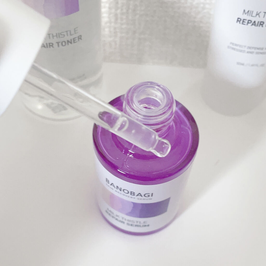 ミルクシスル リペアトナー/BANOBAGI/化粧水を使ったクチコミ（3枚目）