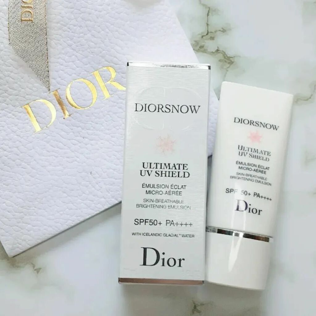 【旧】スノー アルティメット ＵＶシールド 50＋/Dior/日焼け止めミルクを使ったクチコミ（1枚目）