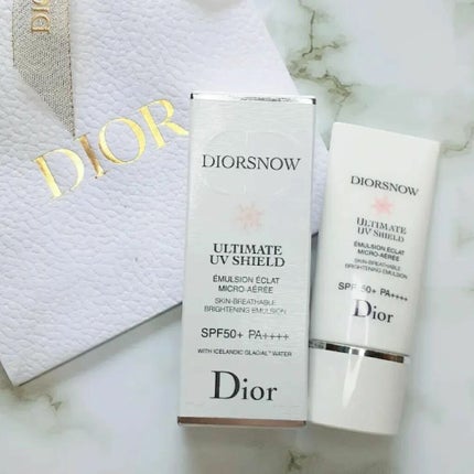 【旧】スノー アルティメット UVシールド 50+/Dior/日焼け止めミルクを使ったクチコミ(1枚目)