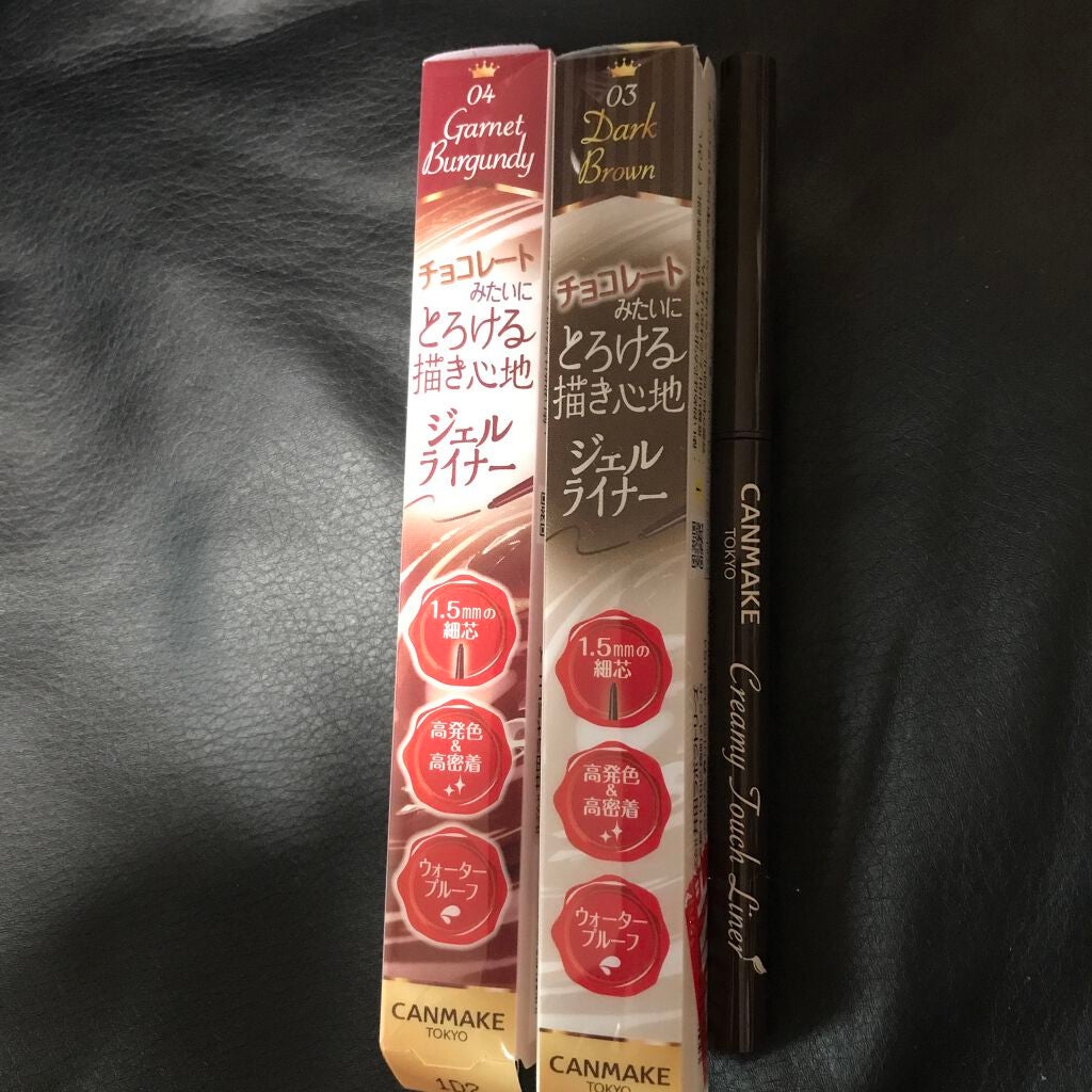 クリーミータッチライナー/キャンメイク/ジェルアイライナーを使ったクチコミ(1枚目)