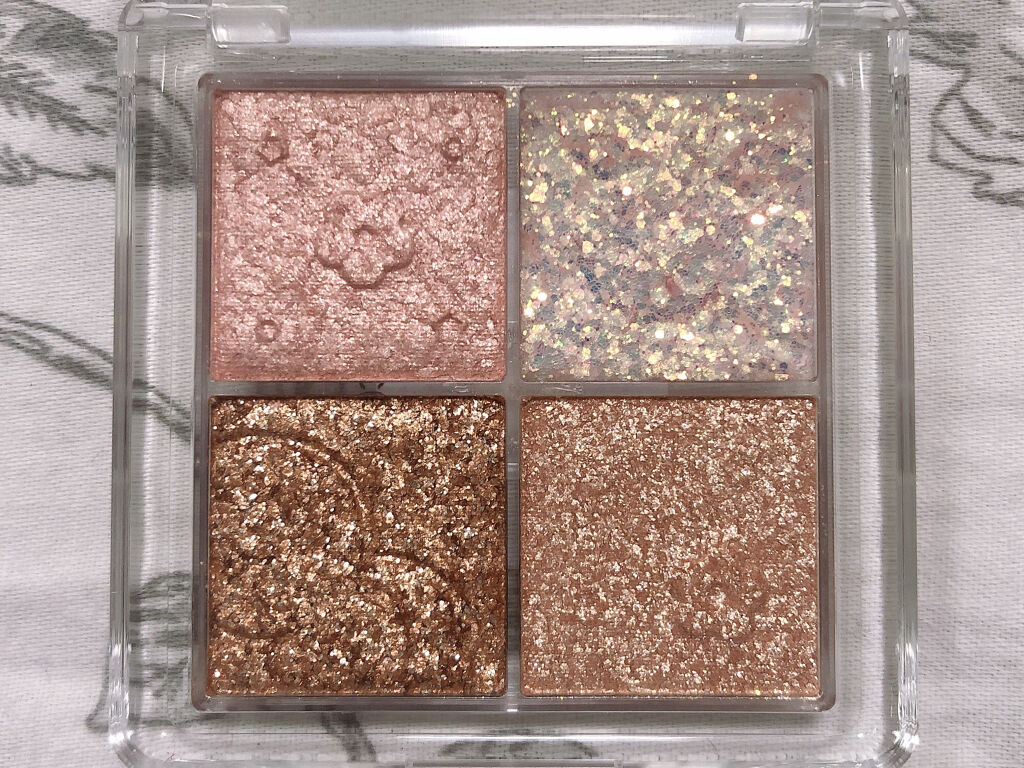 ソフトクラウド4色アイシャドウパレット/JUDYDOLL/アイシャドウパレットを使ったクチコミ（2枚目）