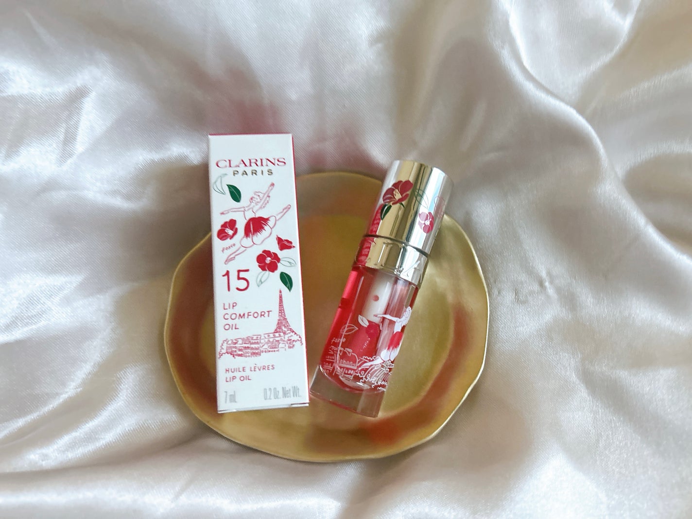 リップコンフォートオイル/CLARINS/リップグロスを使ったクチコミ(1枚目)