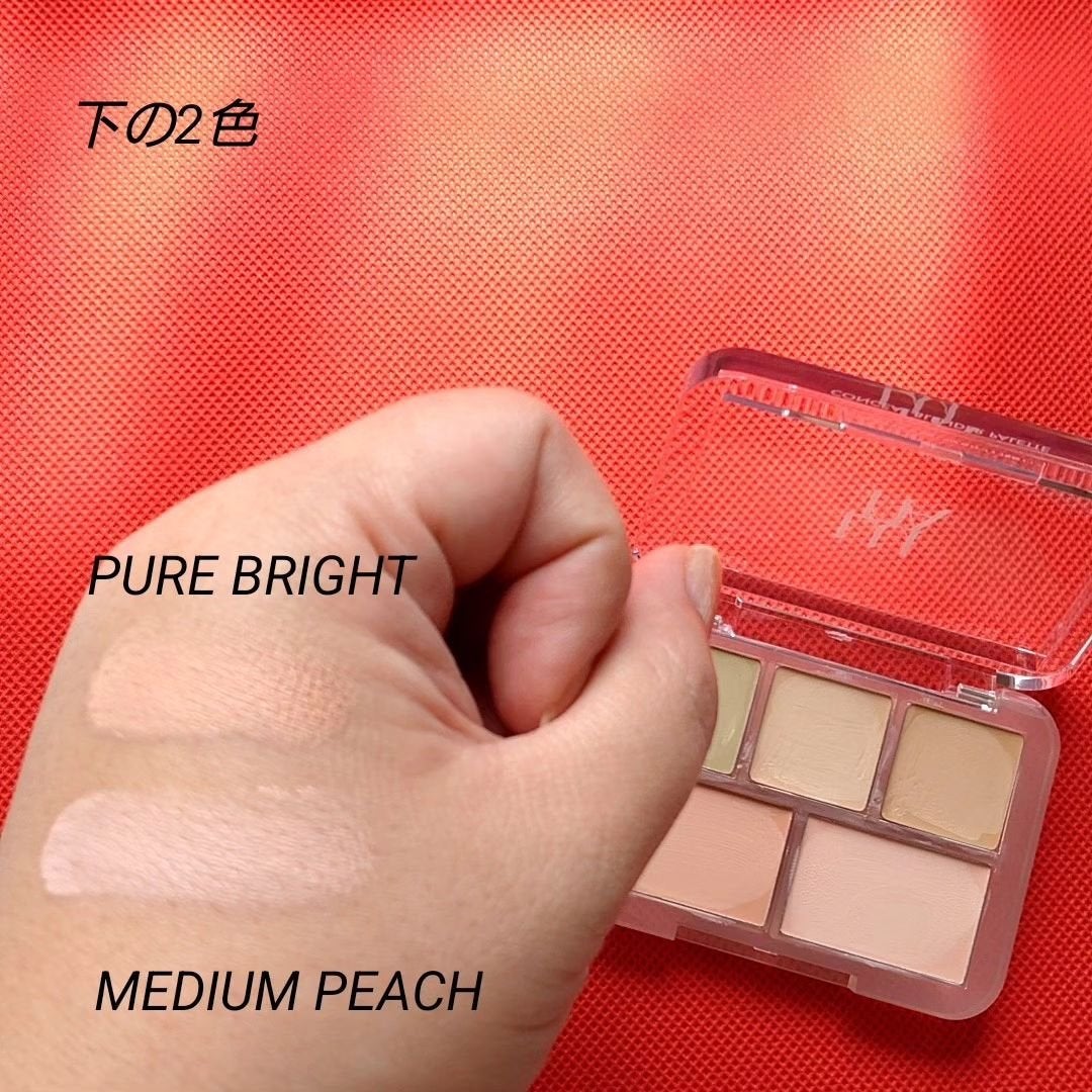 コンシールブレンダーパレット/LUNA/パレットコンシーラーを使ったクチコミ(4枚目)