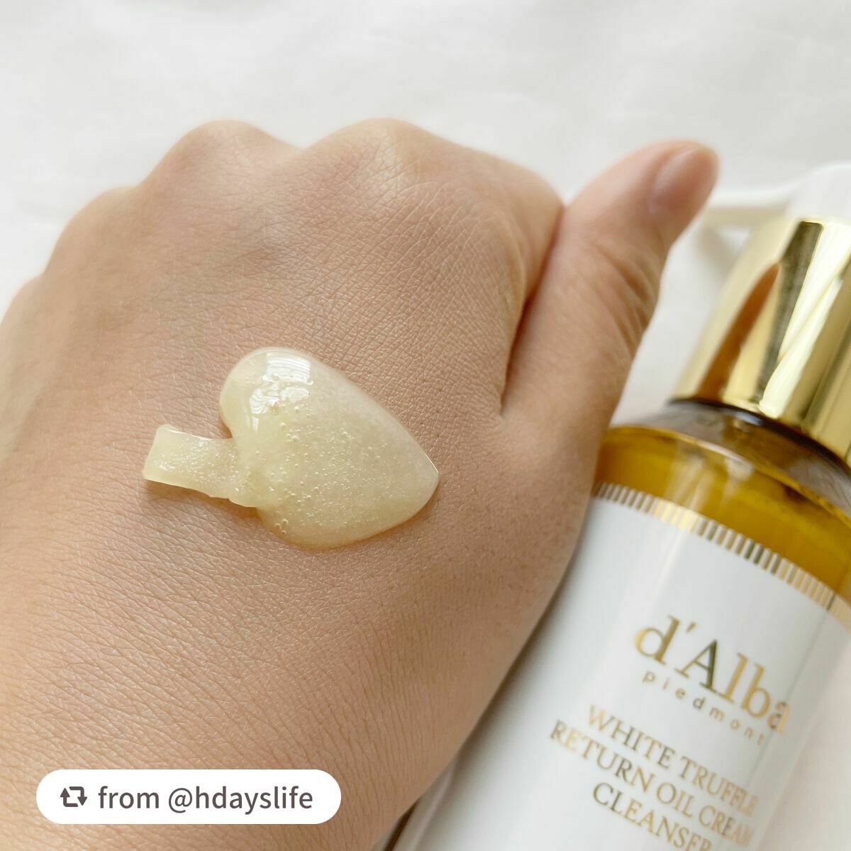 ホワイトトリュフリターンオイルクリームクレンザー/ダルバ/クレンジングを使ったクチコミ(3枚目)