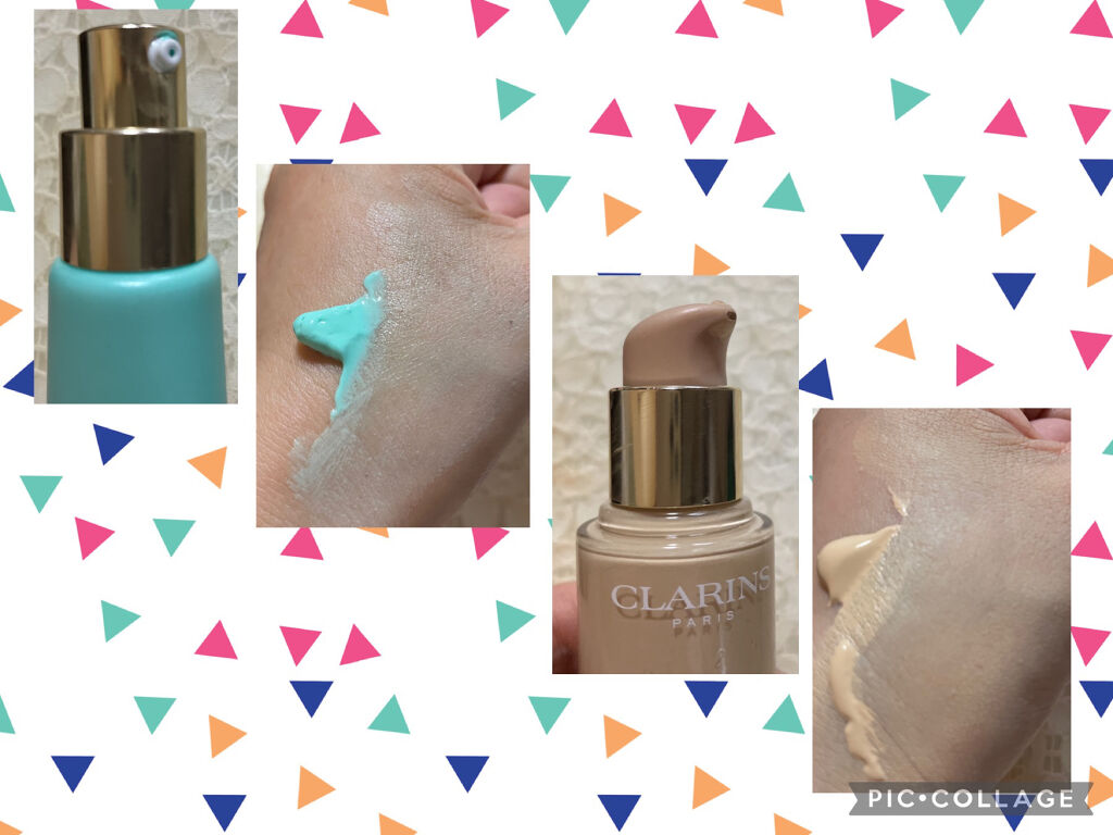 ラディアント コントロールカラー 10 ミント/CLARINS/化粧下地を使ったクチコミ（2枚目）