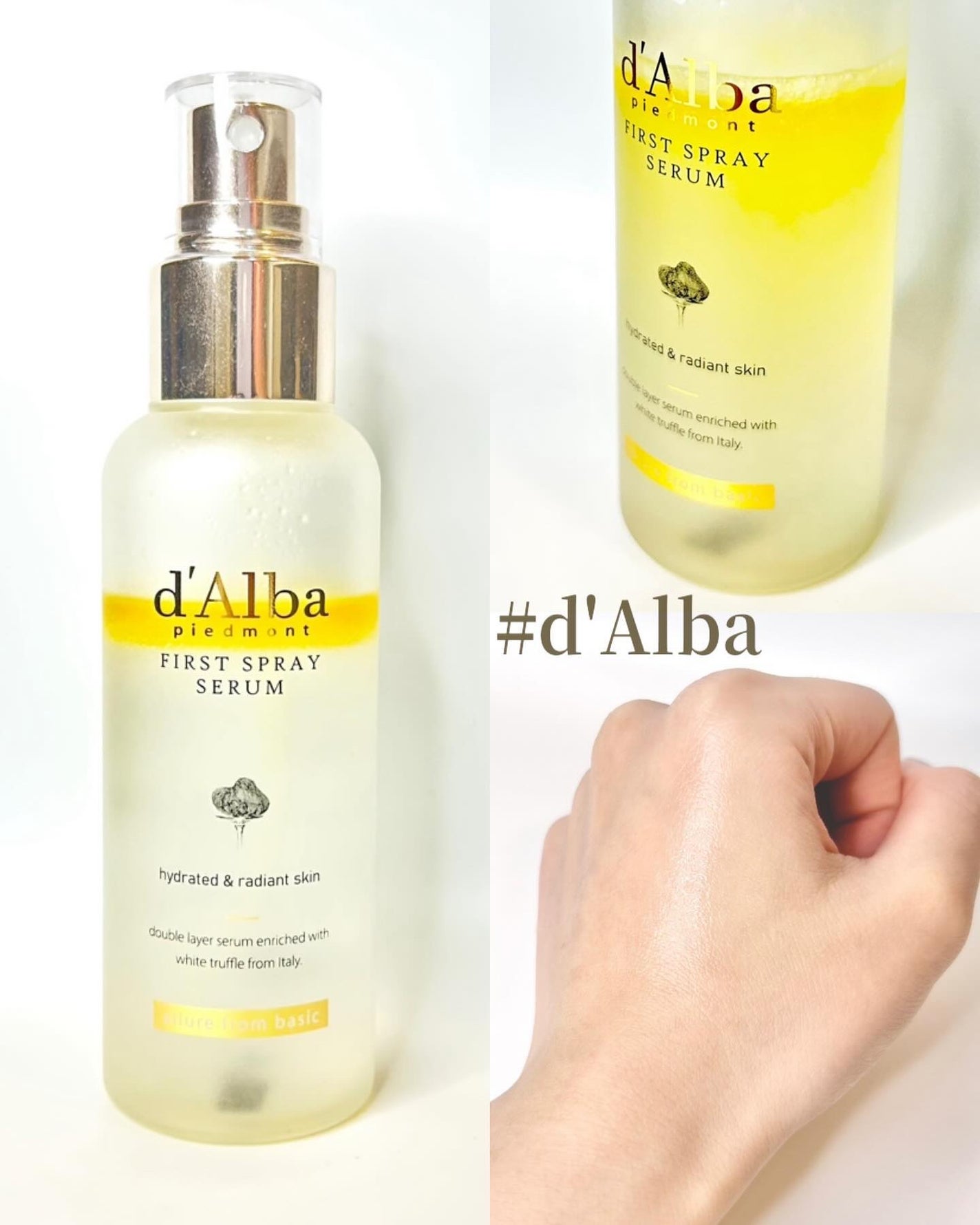 ダルバ ホワイトトリュフファーストスプレーセラム/ダルバ/ミスト状化粧水を使ったクチコミ(1枚目)