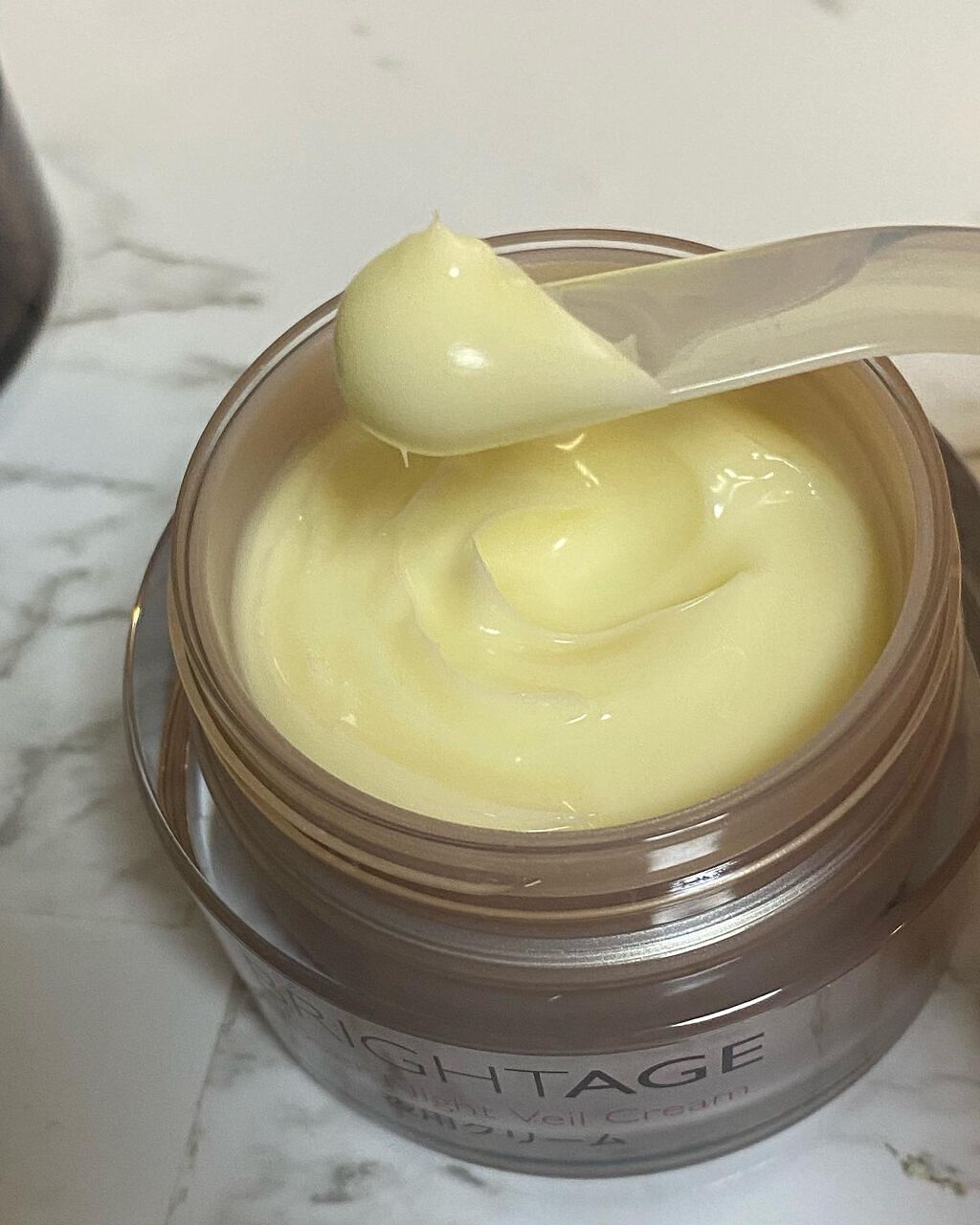 オーバーナイト ヴェールクリーム/BRIGHTAGE/フェイスクリームを使ったクチコミ(6枚目)