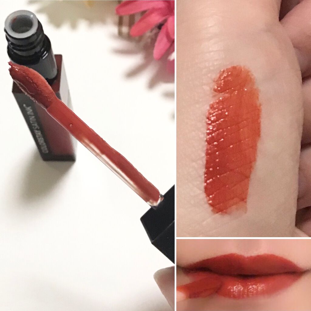カラーステイ サテン インク 018 ファイアード アップ/REVLON/口紅を使ったクチコミ（2枚目）