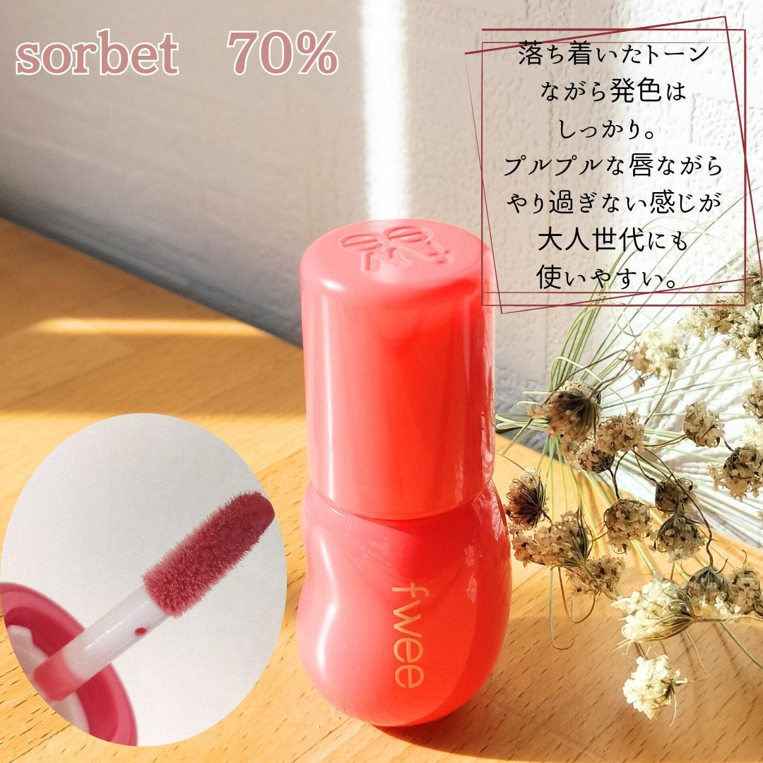 フィー 3Dボリューミンググロス/fwee/リップグロスを使ったクチコミ(3枚目)