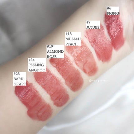 ジューシーラスティングティント/rom&nd/リップティントを使ったクチコミ(7枚目)