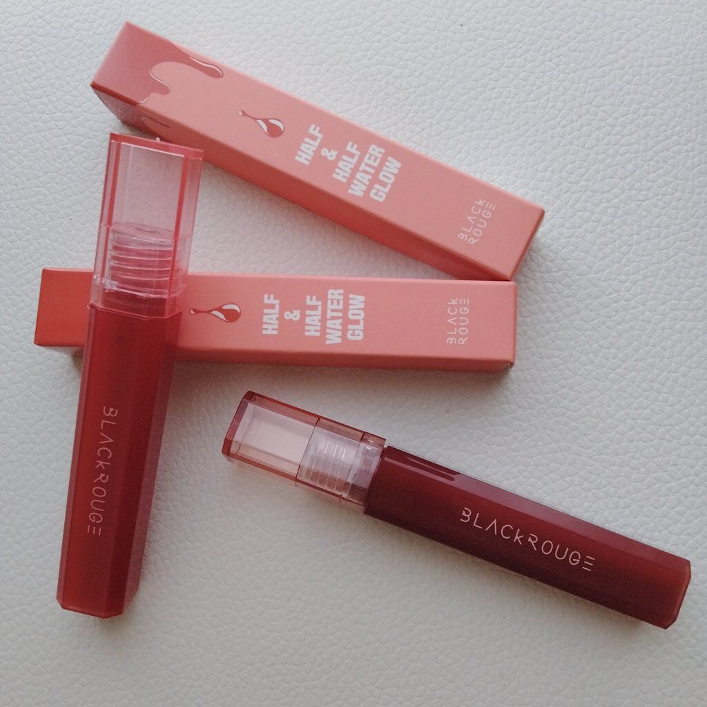 ハーフアンドハーフ ウォーターグロウ​/BLACK ROUGE/口紅を使ったクチコミ（1枚目）