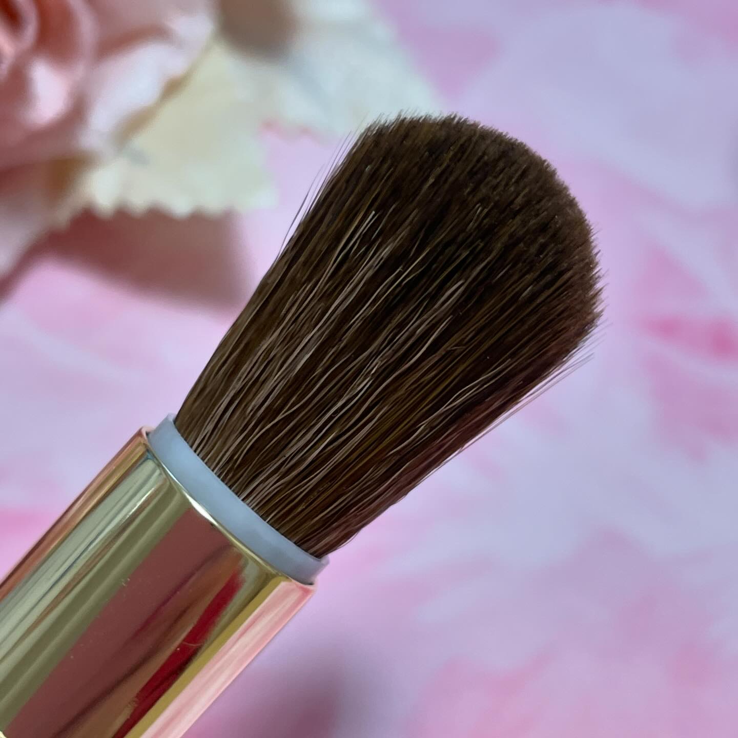 ブラッシュ P  [フェイスパウダー用]/Elégance/メイクブラシを使ったクチコミ（3枚目）