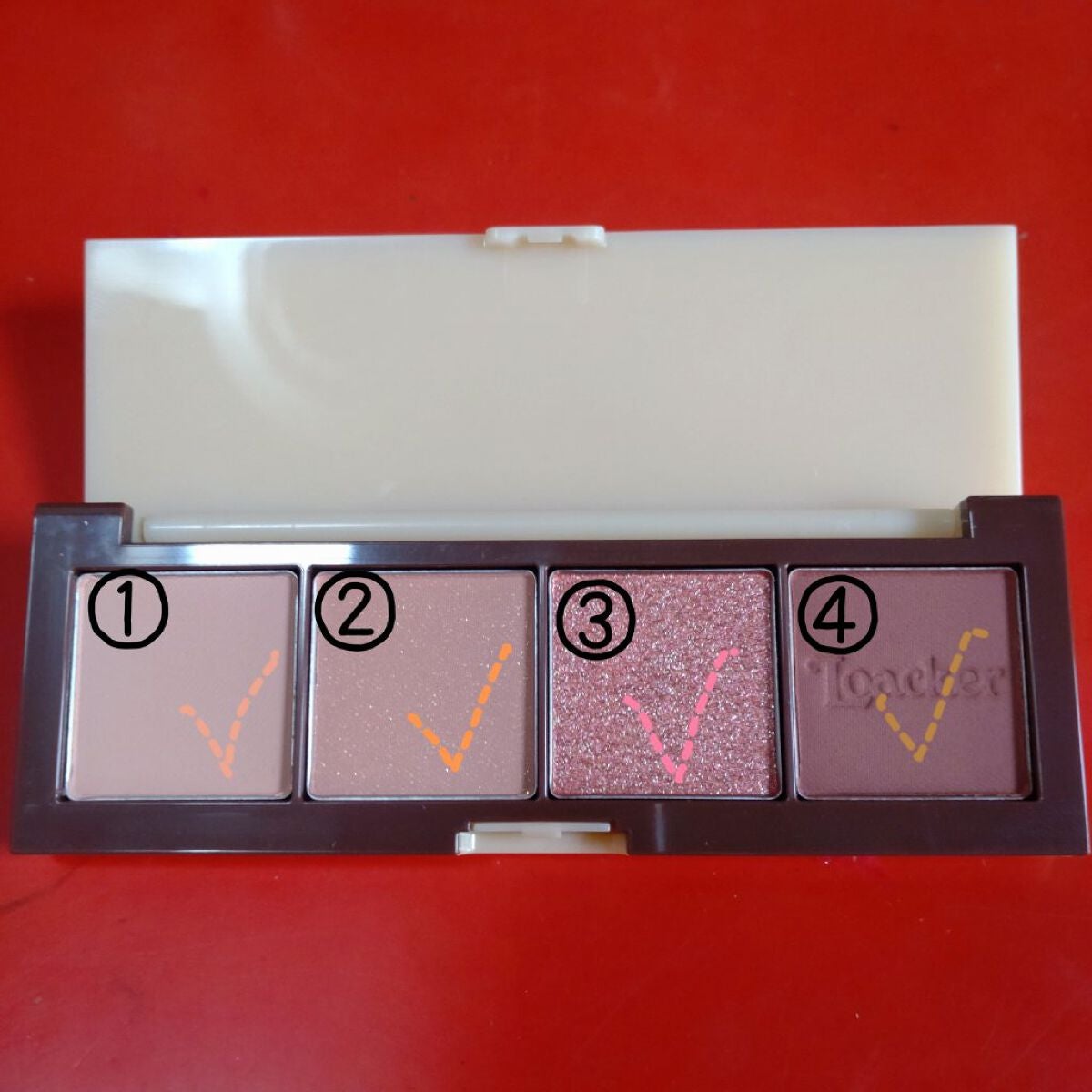 ローカー プレイカラーアイズミニ/ETUDE/アイシャドウパレットを使ったクチコミ(2枚目)