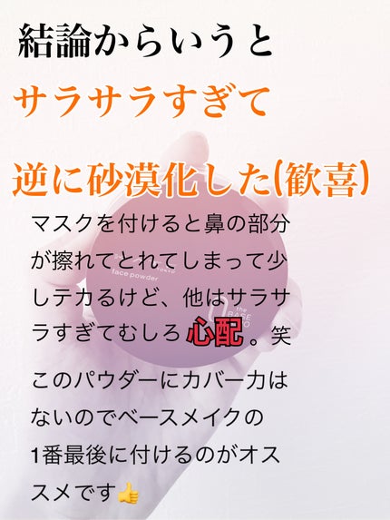 ケイト フェイスパウダーZ(オイルブロック)/KATE/ルースパウダーを使ったクチコミ(2枚目)