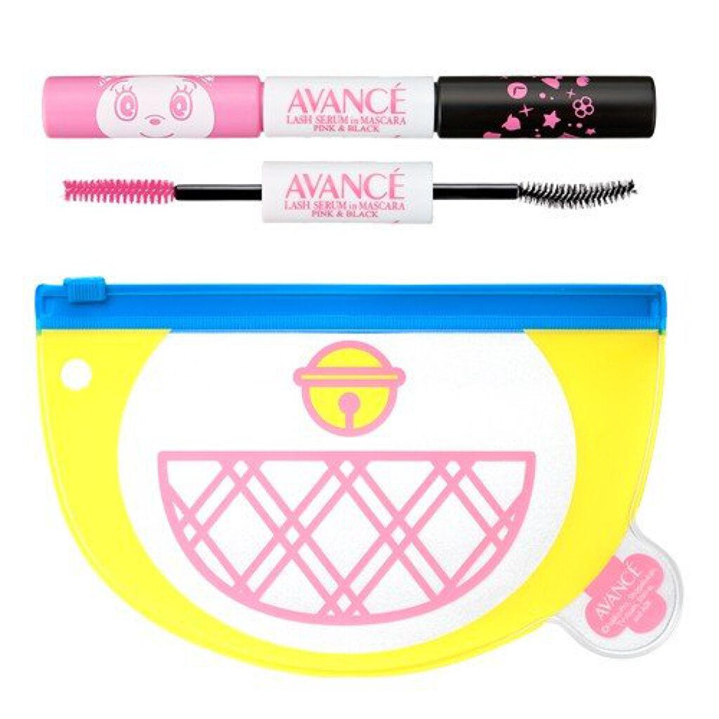 ラッシュセラムインマスカラ ドラえもん ブラック&ピンク