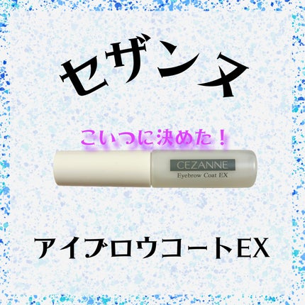 アイブロウコートEX/CEZANNE/アイブロウコートを使ったクチコミ(1枚目)